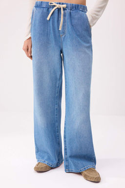 Mavi Yuksek Bel Wide Leg Tencel Kar?s?ml? Jeans TWOSS26JE00196 - Trendyolmilla фото 3
