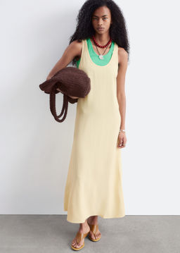 Vestido midi con escote redondo - H&m фото 4