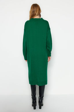 TRENDYOLMILLA Siyah Maxi Triko Genis Kal?p Elbise TWOAW23EL00642 фото 5