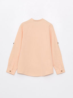 Hakim Yaka Basic Uzun Kollu Erkek ?ocuk G?mlek - Waikiki фото 2