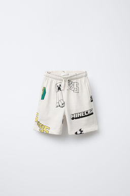 MINECRAFT MOJANG AB. PLUSH BERMUDA SHORTS