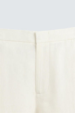 VISCOSE-JUTE TROUSERS - Zara фото 4
