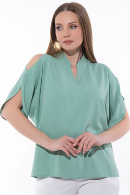 Блузон Лирика (мята) - Эльза фото 3