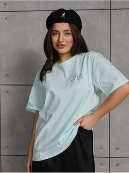 Футболка "Марго" Голубой Женская