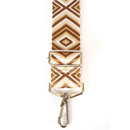 Плечевой ремень (стропа) ADEL-239/регулируемый, макс длина 150см, бежевый ромб 265779 - Adelia фото 2