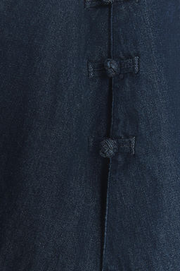 DENIM CAPE WITH TOGGLES - Zara фото 9