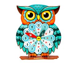 Дидактический материал Часы Совушка