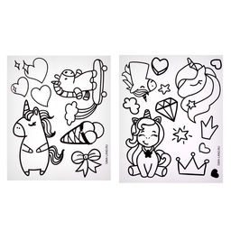 Дождевик раскраска Единорожка (110-130 см) - Funny toys фото 3