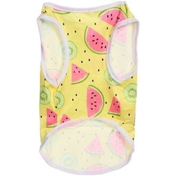 Цена за 2 шт. Майка для кошек и собак мелких пород "БРО на стиле", арбузики, размер М (длина спинки 29см, объем груди 35см, от 3 до 6кг)