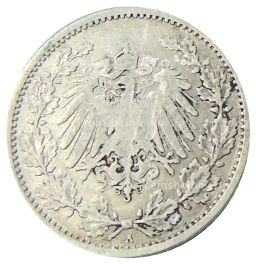 1/2 марки 1905 года A Германия