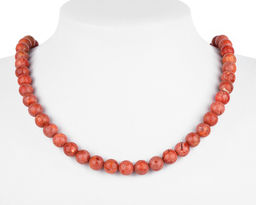 Бусы, коралл шар 8 , 0 губчатый Индонезия, КА-0004