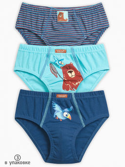 BULB3140(3шт. в упаковке) трусы для мальчиков