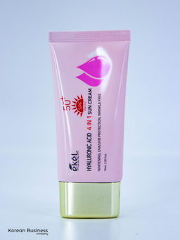 EKEL - КРЕМ СОЛНЦЕЗАЩИТНЫЙ 4 В 1 С ГИАЛУРОНОВОЙ КИСЛОТОЙ HYALURONIC 4 - IN - 1 SUN CREAM, 70 ML фото 3
