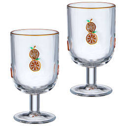 НАБОР БОКАЛОВ ДЛЯ ВИНА FRUITY ORANGE ИЗ 2 ШТ. 350 МЛ - Lefard фото 3