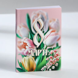 Подарочный набор: термостакан, ежедневник А6, 120 л., брелок, ручка 8 марта - Artfox фото 12