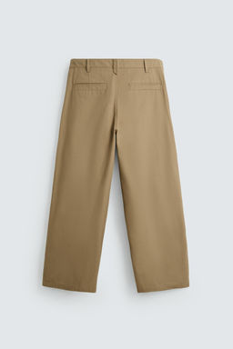 PLEATED WIDE-LEG TROUSERS - Zara фото 7