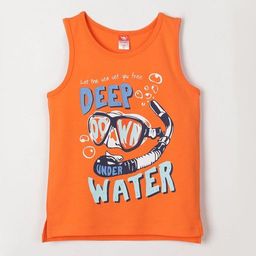 CRB wear/CSKB 62685-29-270 Майка для мальчика, оранжевый/Ex.Cherubino