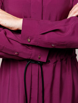 VILATTE / Платье А-силуэта из лиоцелла с вискозой  фото 3