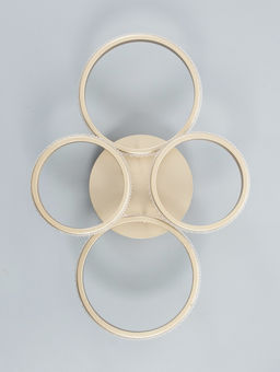 Люстра потолочная LED «Аурум», 48 Вт, 62×46×12.5 см, 3000-6500К