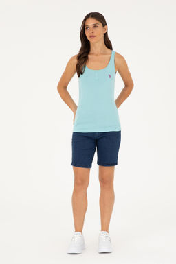 Женская мятная базовая футболка Неожиданная скидка в корзине - U.s. polo assn фото 11