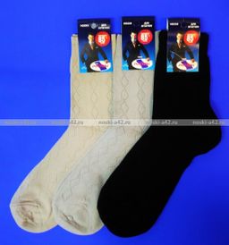 Цена за 10 пар. Ростекс (Рус-текс) носки мужские с лайкрой Премиум (Престиж) В-21-ДС ДЖИНС 25  фото 21