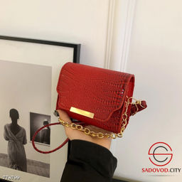 Женская мини сумка на плечо из искусственной кожи