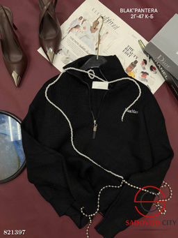 Свитер женский на полузамке - Bruno фото 2