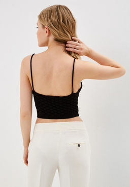 Вязаная блузка-топ - Incity фото 8