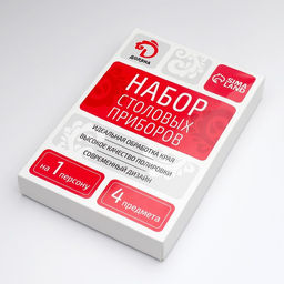 Набор столовых приборов Доляна Античность, 4 предмета, нержавеющая сталь, серебристый  фото 7