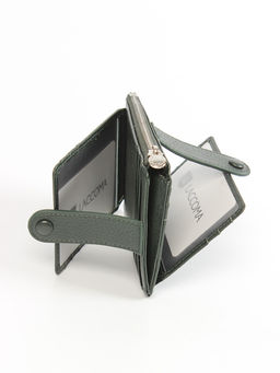 LACCOMA кредитница LA-6525-темно-зеленый натуральная кожа фото 4