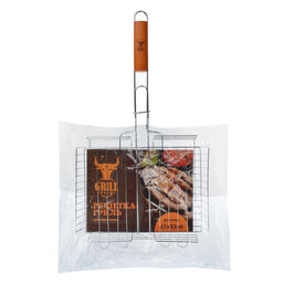 GRILLBOOM Решетка гриль 23*29*6см, хром арт. 104-028