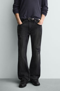 RIPPED FLARE FIT JEANS - Zara фото 21