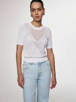 CONTE LDK 2330 Джемпер женский white - Conte elegant фото 2