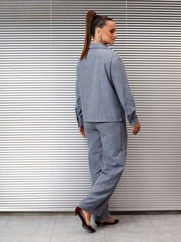 Костюм Galean Style 985-Р серо-голубой
