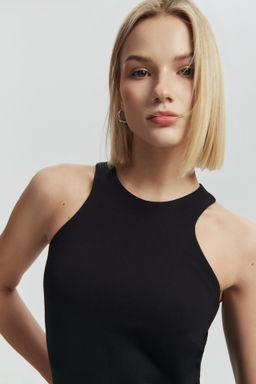 Платье трикотажное с вырезом халтер - Mollis фото 3