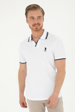 Мужская белая футболка Неожиданная скидка в корзине - U.s. polo assn фото 8