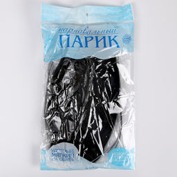 Карнавальный парик Каре, обхват головы 56-58 см, цвет чёрный, 100 г - Страна карнавалия фото 3