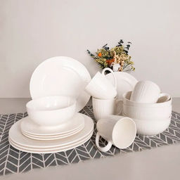 Набор столовый JEWEL Шармель 16 предметов (new bone) (ПС0029-50)