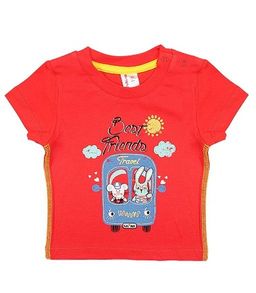 CRB wear/CSN 61606 Футболка ясельная, красный/Ex.Cherubino