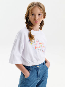 GFTY3390/1 Футболка-топ для девочек