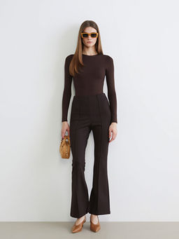 Y?ksek Bel ?spanyol Pa?a Kad?n Pantolon