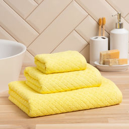Полотенце махровое Love Life «Минимализм» 70×120 см, жёлтый