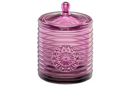 Сахарница 300 мл 8,5*8,5*12 см Медальон розовый, стекло - Elan gallery фото 5