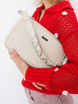 Сумка 28214 white Velina Fabbiana-Safenta