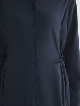 Modal Kar???ml? G?mlek Elbise