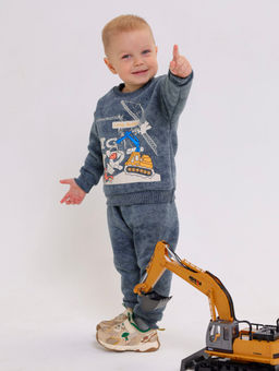 Свитшот(толстовка) с начесом для мальчика Футер - Оптима фото 2