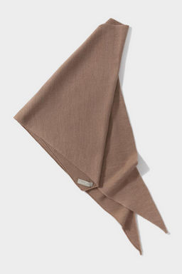 ЕВ 15019/ш/бежевый меланж шарф-косынка жен