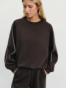 Свитшот с контрастным кантом / Zarina