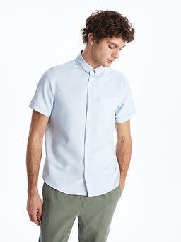 Regular Fit K?sa Kollu Arm?rl? Erkek G?mlek