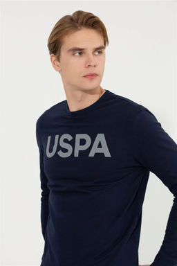 Мужской темно-синий базовый свитшот Неожиданная скидка в корзине - U.s. polo assn фото 2